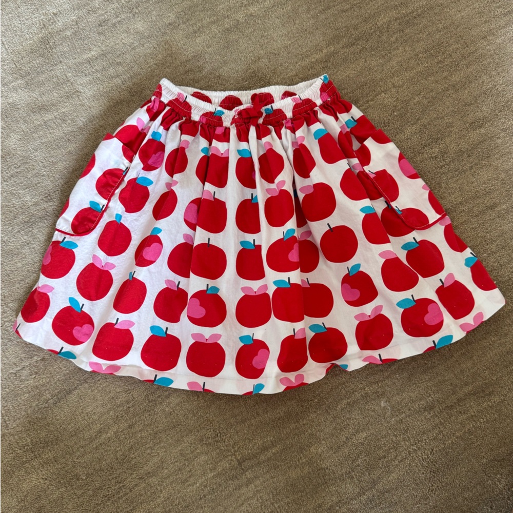 Jacadi girls Apple print skirt